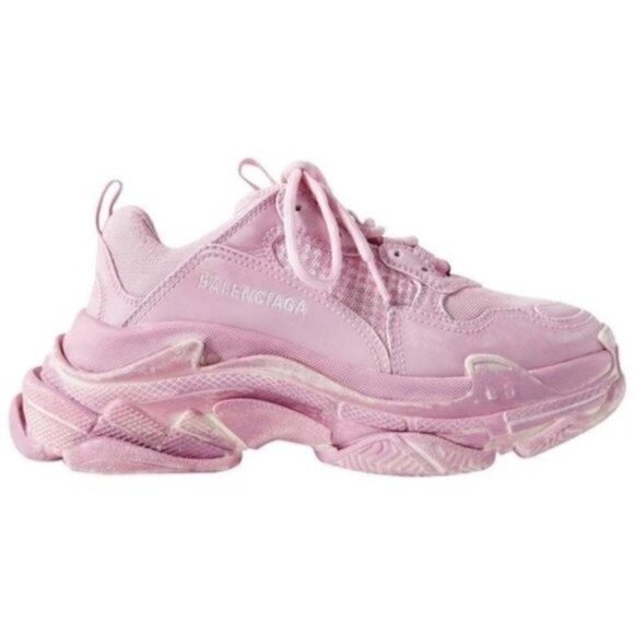 Balenciaga Distressed Triple S 39 Barbie Pink - Picture 1 of 16